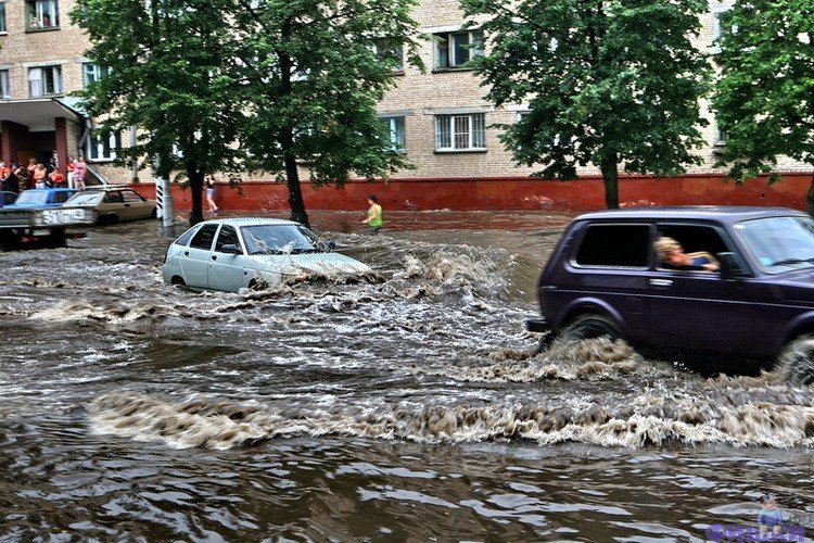 Потоп в Обнинске (41 фото)
