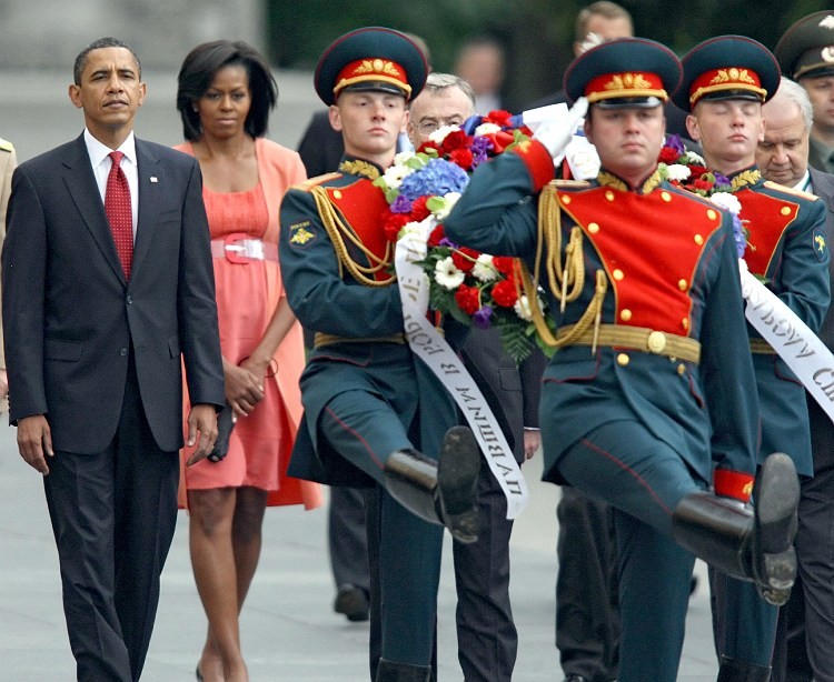 Барак Обама в Москве (10 фото)