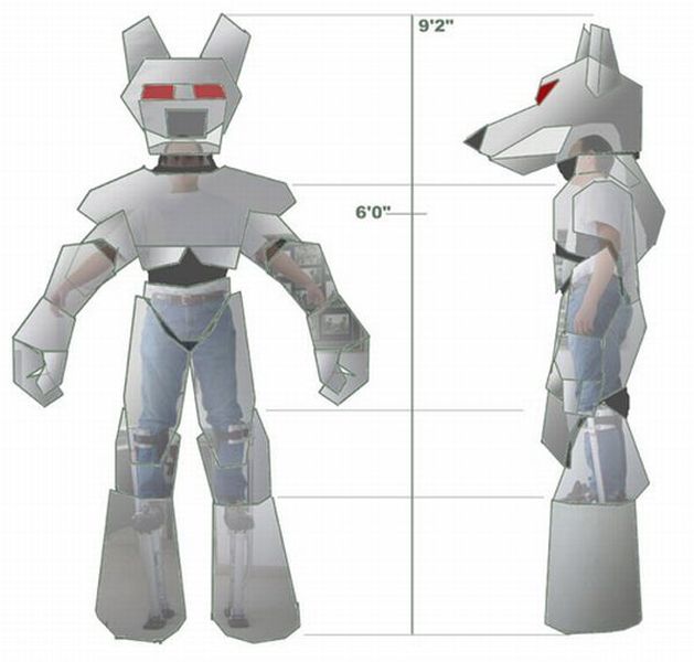 Классный костюм робота (15 фото)