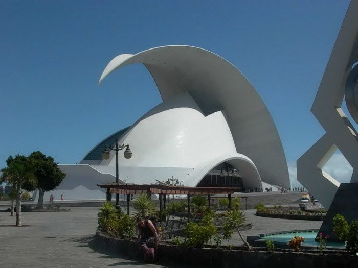 Tenerife Auditorium. Санта-Крус-де-Тенерифе, Канарские острова, Испания