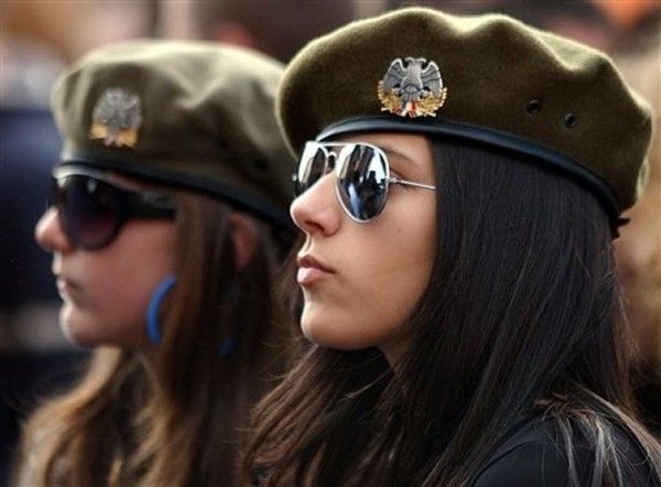 Девушки из армий разных стран (47 фотографий), photo:42