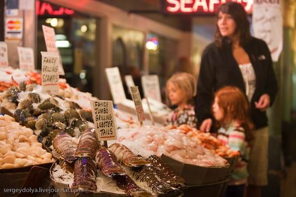 Рыбный рынок Сиэтла  (33 фото)