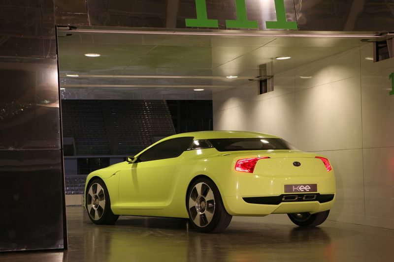 Спортивное заднеприводное купе с мотором V8 от Kia (10 фото)