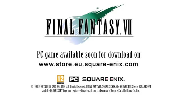 Final Fantasy 7 переиздадут на РС (видео)