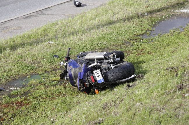 В понедельник 16.07 в Таллине погиб мотоциклист. (7 фото)