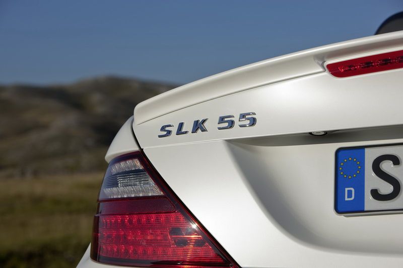 Новый Mercedes SLK55 AMG (39 фото+3 видео)