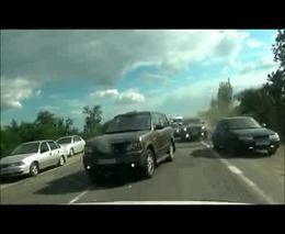 Как украинцы пробки объезжают