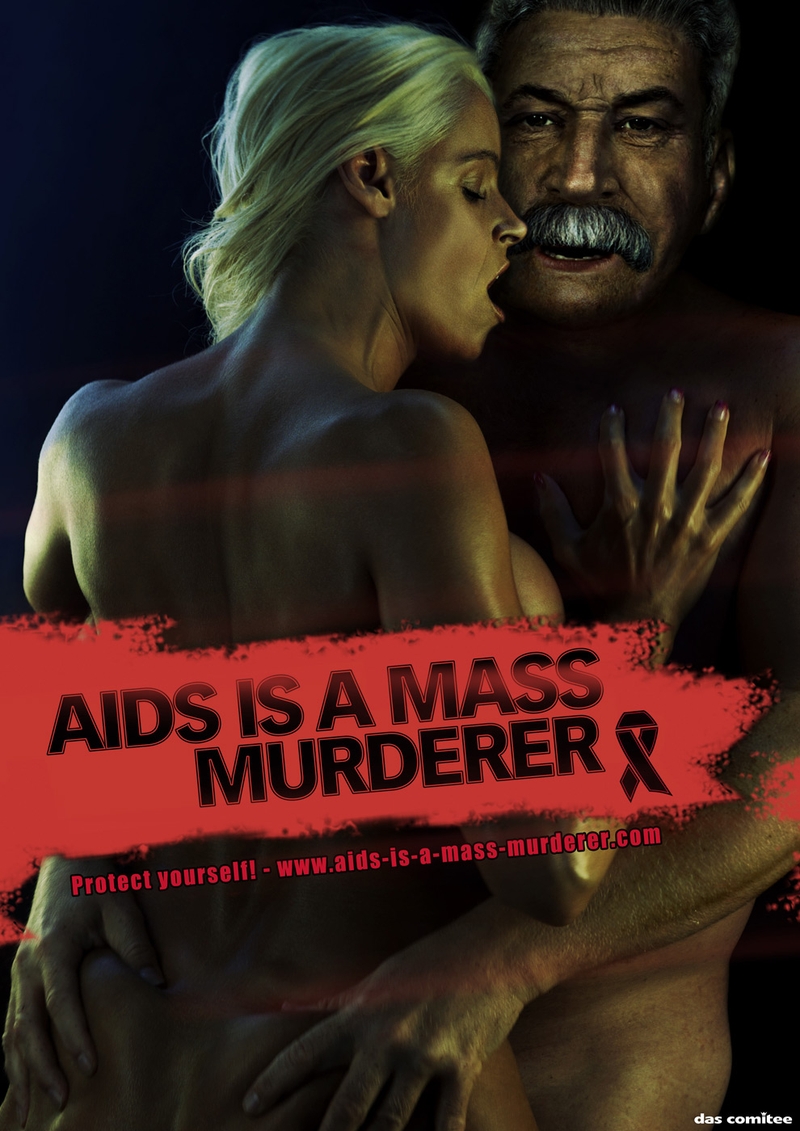 Реклама против СПИДА (3 фото+ролик)