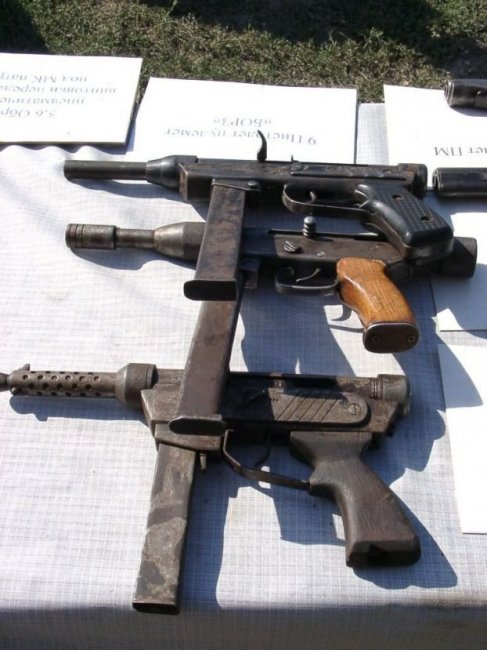 Самодельное оружие Чеченских боевиков (13 фото)