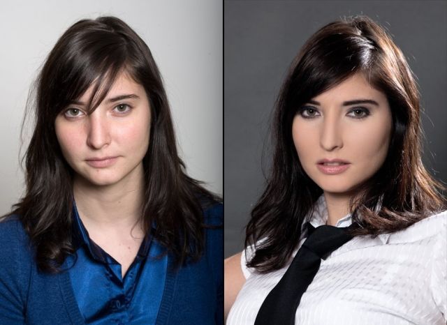 До и после мейкапа (18 фото)