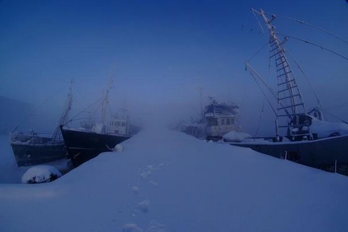 Зимовка кораблей (15 фото)