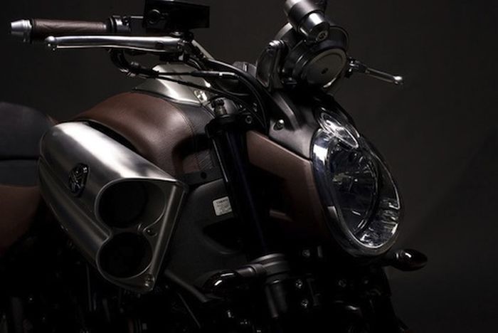 Концепта мотоцикла V-Max от Yamaha и Hermes (5 фото)