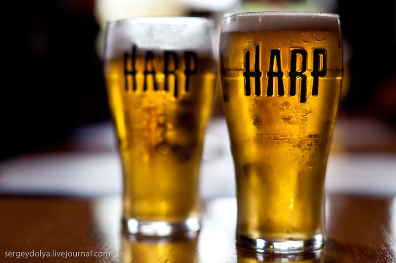 Заканчивая алкогольную тему, хочу показать еще 2 напитка, которые мы пили в поездке. «Харп» – настоящий ирландский лагер с великолепным вкусом: