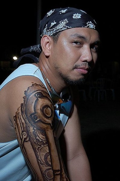 Татуировки в стиле киберпанк (20 фото)