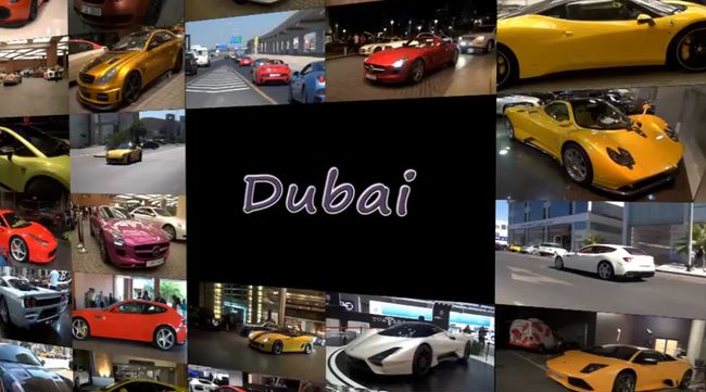 Самый обычной автосалов в Дубае (видео)