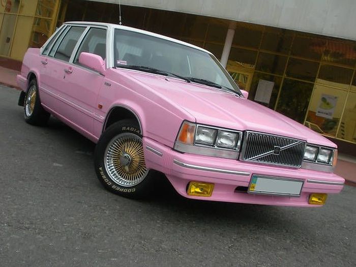 Розовый Volvo за 77000$ - мечта или реальность? (7 фото)