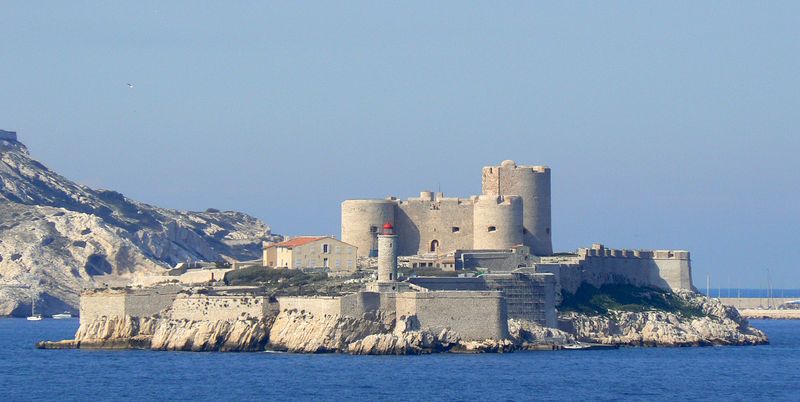 замок иф, морской форт, крепость