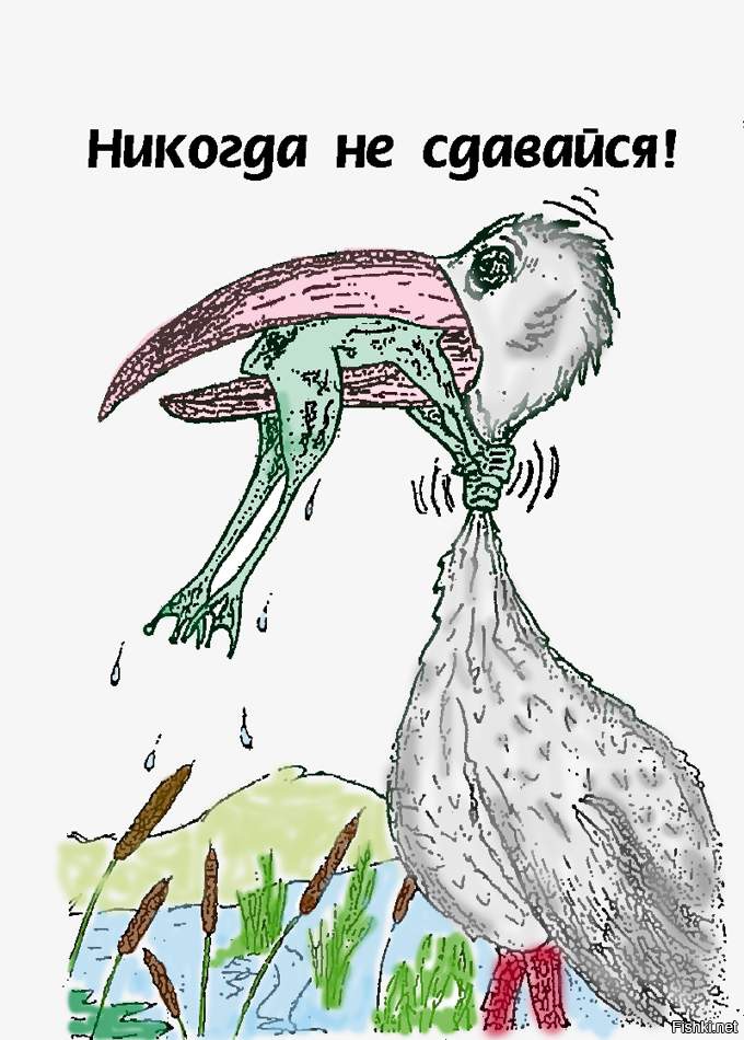 Рисунки никогда не сдавайся
