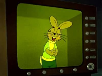 ну погоди о соле мио. ну погоди телевизор. ну погоди заяц в телевизоре. ну погоди заяц поет о соле мио. мультипликационные телефильмы.