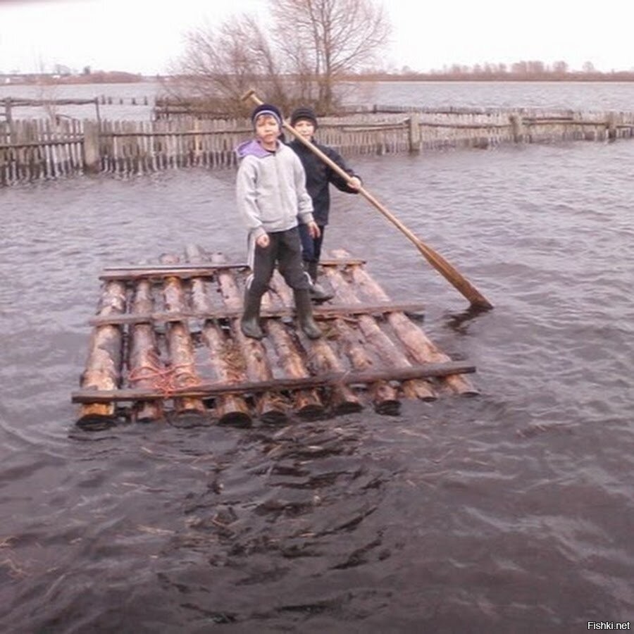 Плот забор
