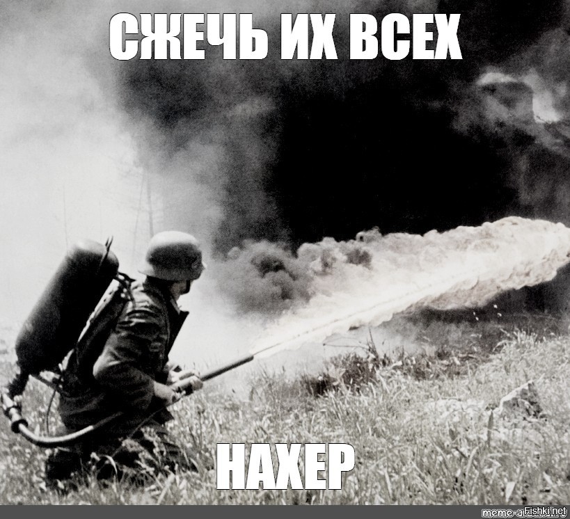 Картинка ганс неси огнемет